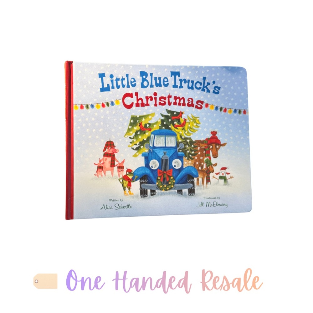 🛻 Little Blue Truck's Christmas Children’s Kids Winter Story Book NWOT